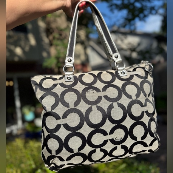 ▶️ Coach ◀️ Poppy Large Pop Op 🔥3 NICE Hang Tags Included - Picture 4 of 17